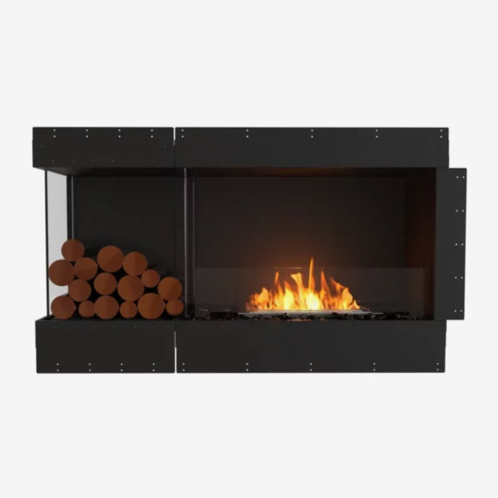 EcoSmart Fire Flex 50LC Left Corner Indoor/Outdoor Fireplace Insert - Ethanol Fuel