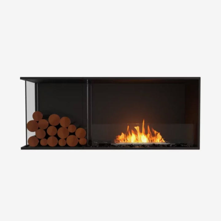 EcoSmart Fire Flex 50LC Left Corner Indoor/Outdoor Fireplace Insert - Ethanol Fuel