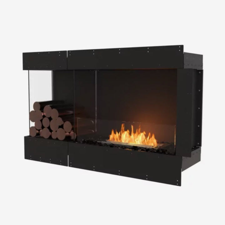 EcoSmart Fire Flex 50LC Left Corner Indoor/Outdoor Fireplace Insert - Ethanol Fuel
