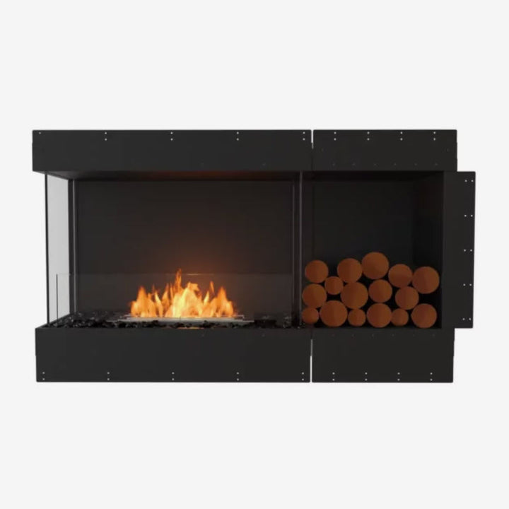 EcoSmart Fire Flex 50LC Left Corner Indoor/Outdoor Fireplace Insert - Ethanol Fuel