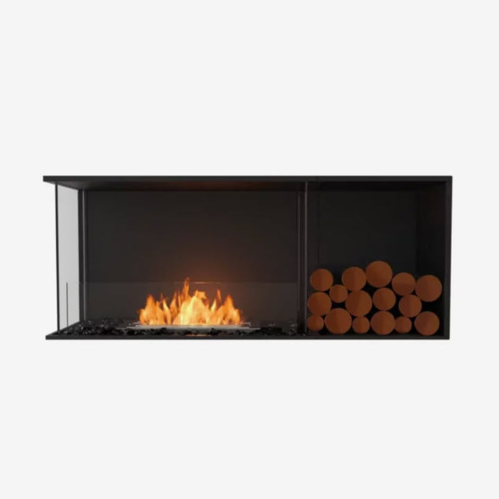 EcoSmart Fire Flex 50LC Left Corner Indoor/Outdoor Fireplace Insert - Ethanol Fuel