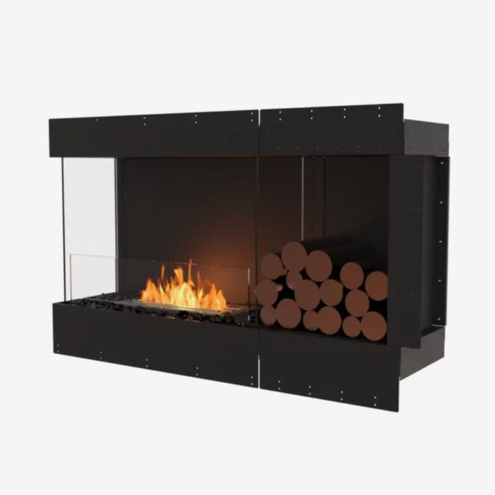 EcoSmart Fire Flex 50LC Left Corner Indoor/Outdoor Fireplace Insert - Ethanol Fuel
