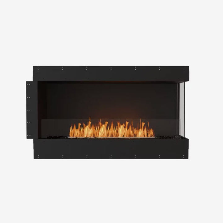 EcoSmart Fire Flex 50RC Right Corner Indoor/Outdoor Fireplace Insert - Ethanol Fuel