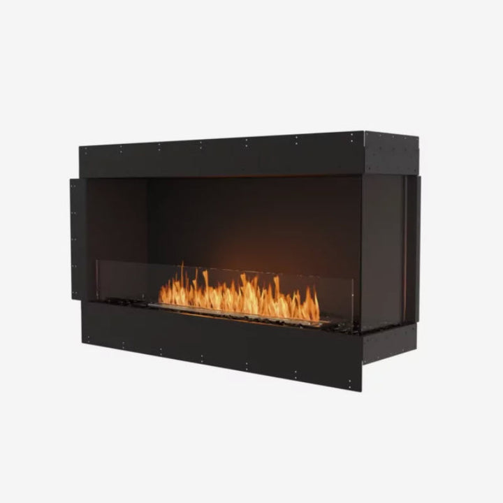 EcoSmart Fire Flex 50RC Right Corner Indoor/Outdoor Fireplace Insert - Ethanol Fuel