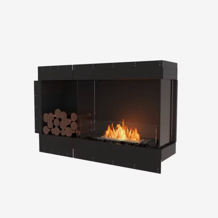EcoSmart Fire Flex 50RC Right Corner Indoor/Outdoor Fireplace Insert - Ethanol Fuel