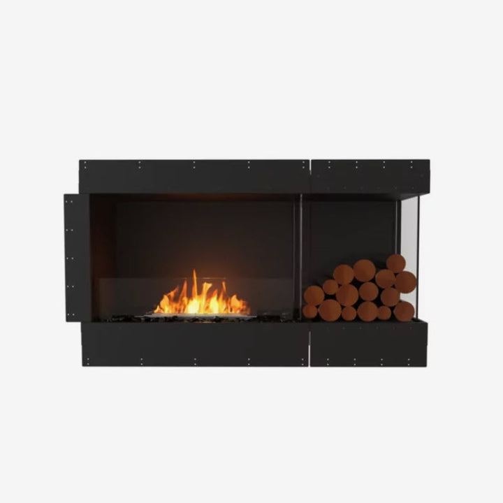 EcoSmart Fire Flex 50RC Right Corner Indoor/Outdoor Fireplace Insert - Ethanol Fuel