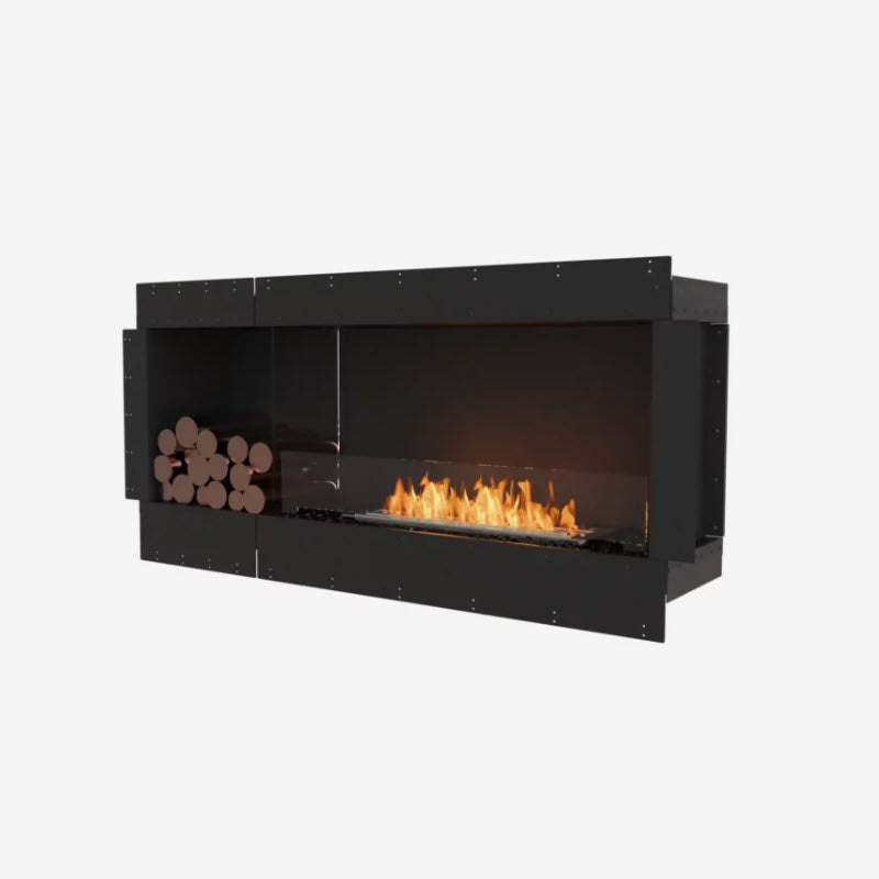 EcoSmart Fire Flex 60SS Single Sided Indoor/Outdoor Fireplace Insert - Ethanol Fuel