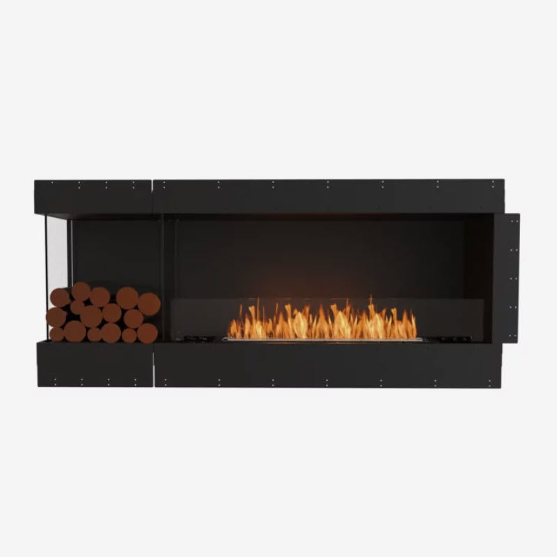EcoSmart Fire Flex 68LC Left Corner Indoor/Outdoor Fireplace Insert - Ethanol Fuel