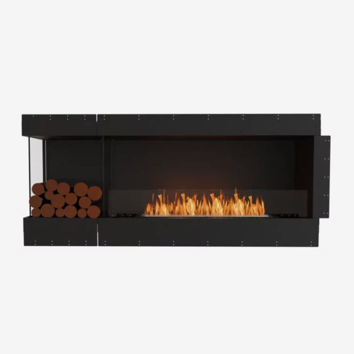 EcoSmart Fire Flex 68LC Left Corner Indoor/Outdoor Fireplace Insert - Ethanol Fuel
