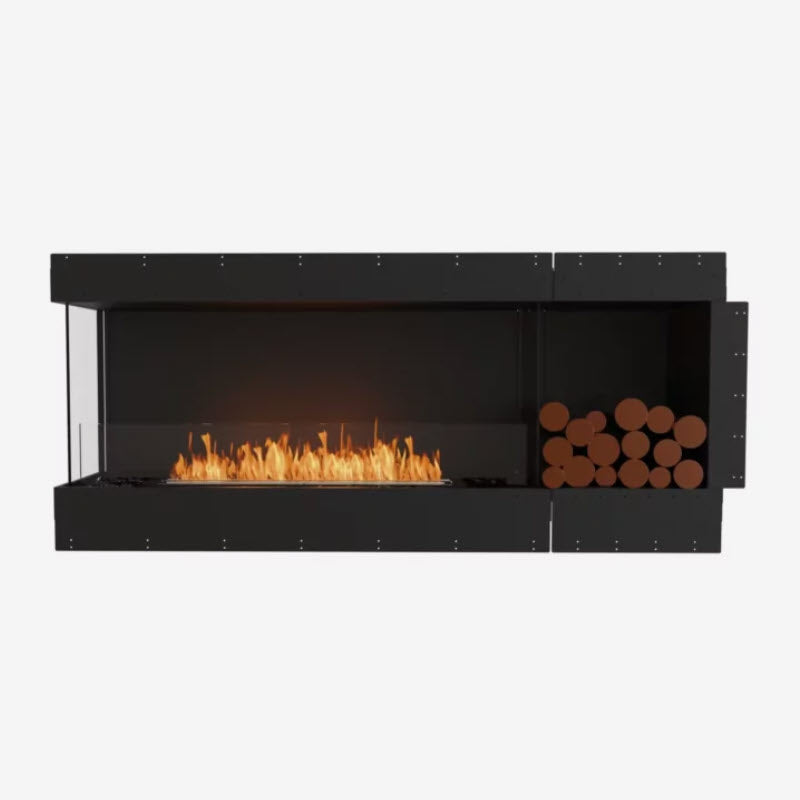 EcoSmart Fire Flex 68LC Left Corner Indoor/Outdoor Fireplace Insert - Ethanol Fuel