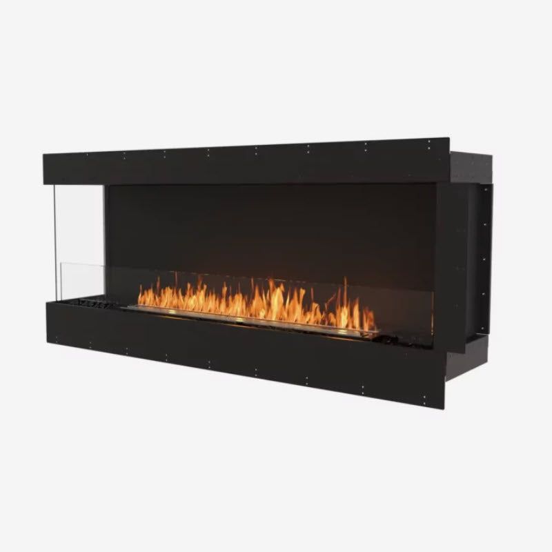 EcoSmart Fire Flex 68LC Left Corner Indoor/Outdoor Fireplace Insert - Ethanol Fuel