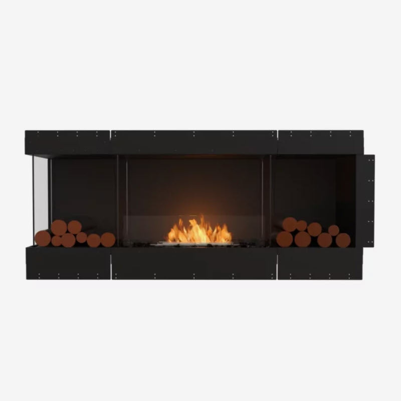 EcoSmart Fire Flex 68LC Left Corner Indoor/Outdoor Fireplace Insert - Ethanol Fuel