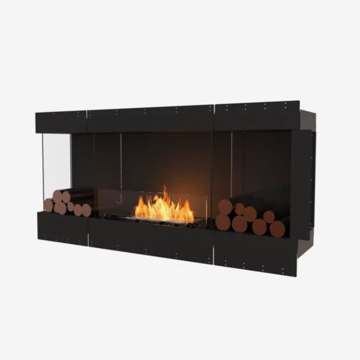 EcoSmart Fire Flex 68LC Left Corner Indoor/Outdoor Fireplace Insert - Ethanol Fuel