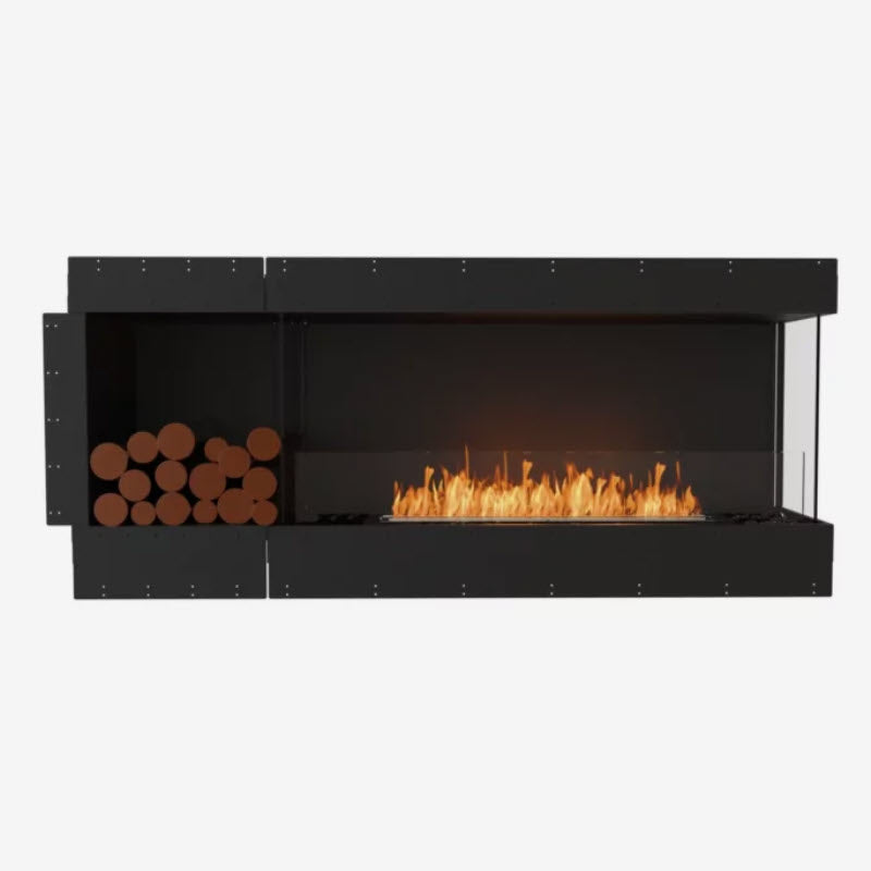 EcoSmart Fire Flex 68RC Right Corner Indoor/Outdoor Fireplace Insert - Ethanol Fuel