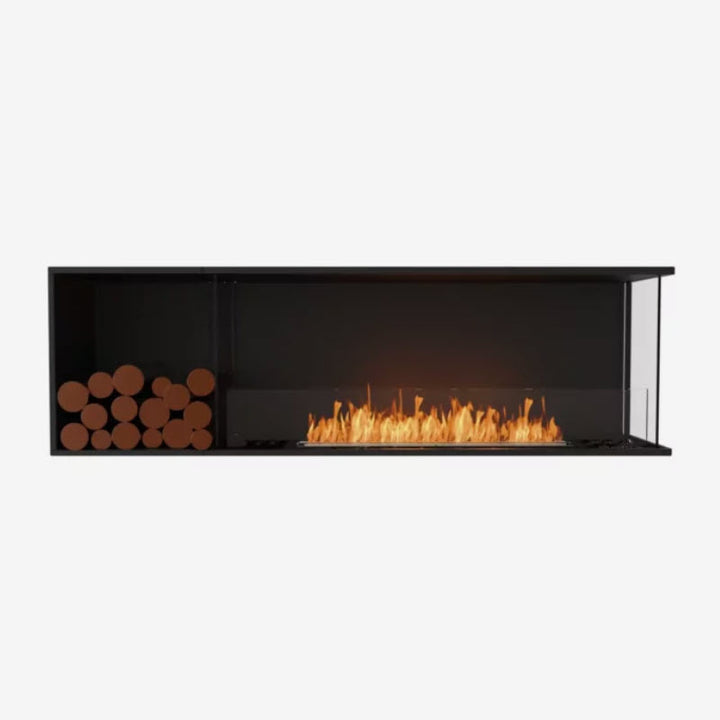 EcoSmart Fire Flex 68RC Right Corner Indoor/Outdoor Fireplace Insert - Ethanol Fuel