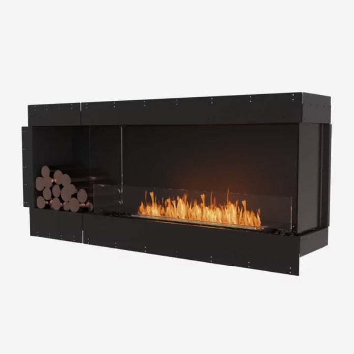 EcoSmart Fire Flex 68RC Right Corner Indoor/Outdoor Fireplace Insert - Ethanol Fuel