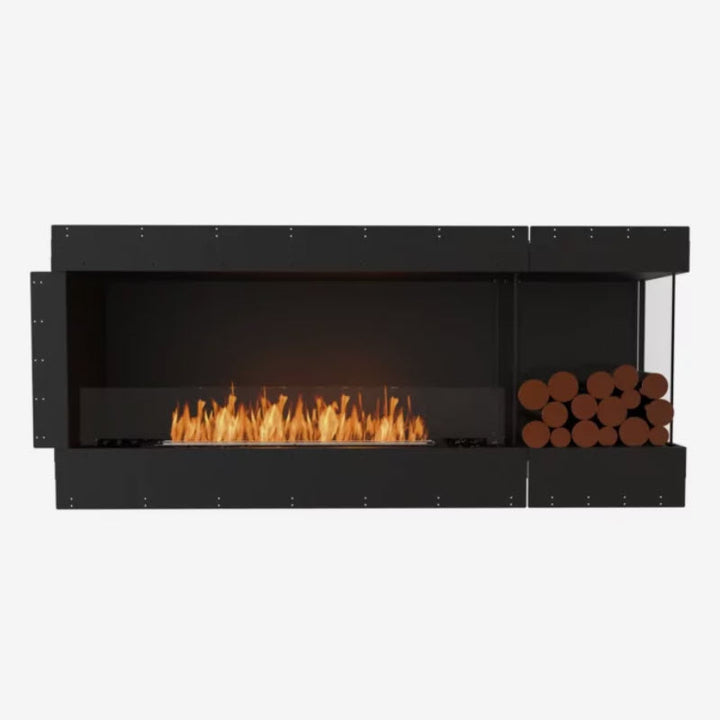 EcoSmart Fire Flex 68RC Right Corner Indoor/Outdoor Fireplace Insert - Ethanol Fuel