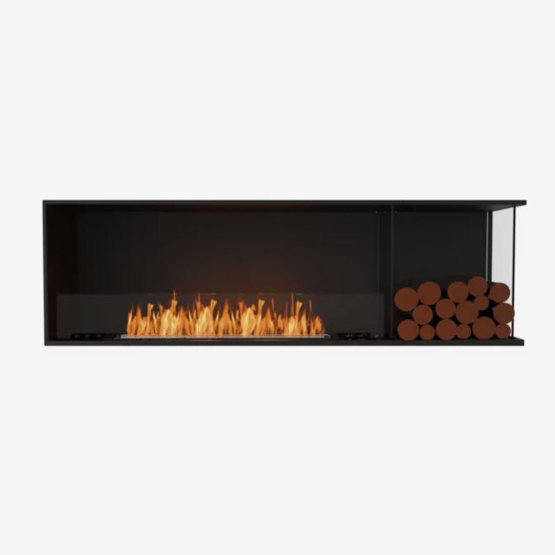 EcoSmart Fire Flex 68RC Right Corner Indoor/Outdoor Fireplace Insert - Ethanol Fuel