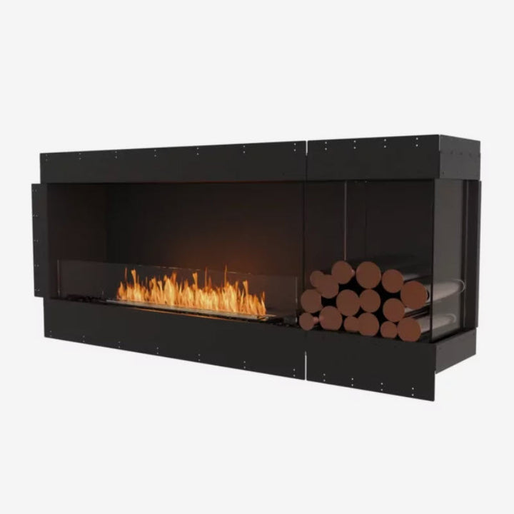 EcoSmart Fire Flex 68RC Right Corner Indoor/Outdoor Fireplace Insert - Ethanol Fuel