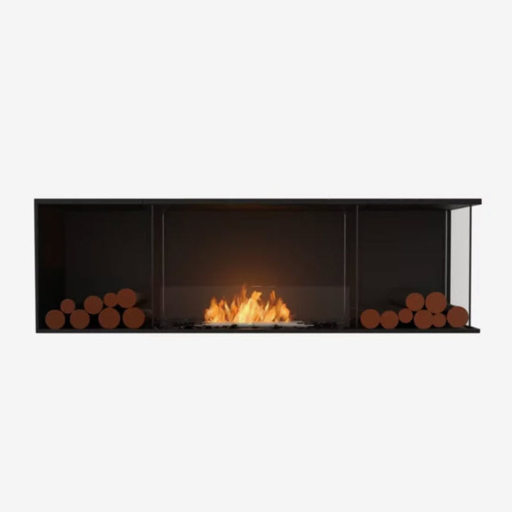 EcoSmart Fire Flex 68RC Right Corner Indoor/Outdoor Fireplace Insert - Ethanol Fuel