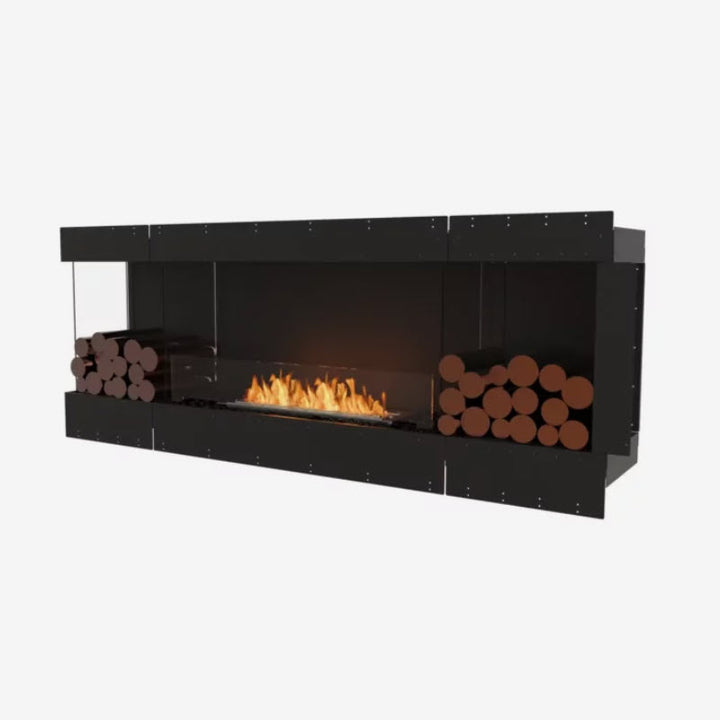 EcoSmart Fire Flex 78LC Left Corner Indoor/Outdoor Fireplace Insert - Ethanol Fuel
