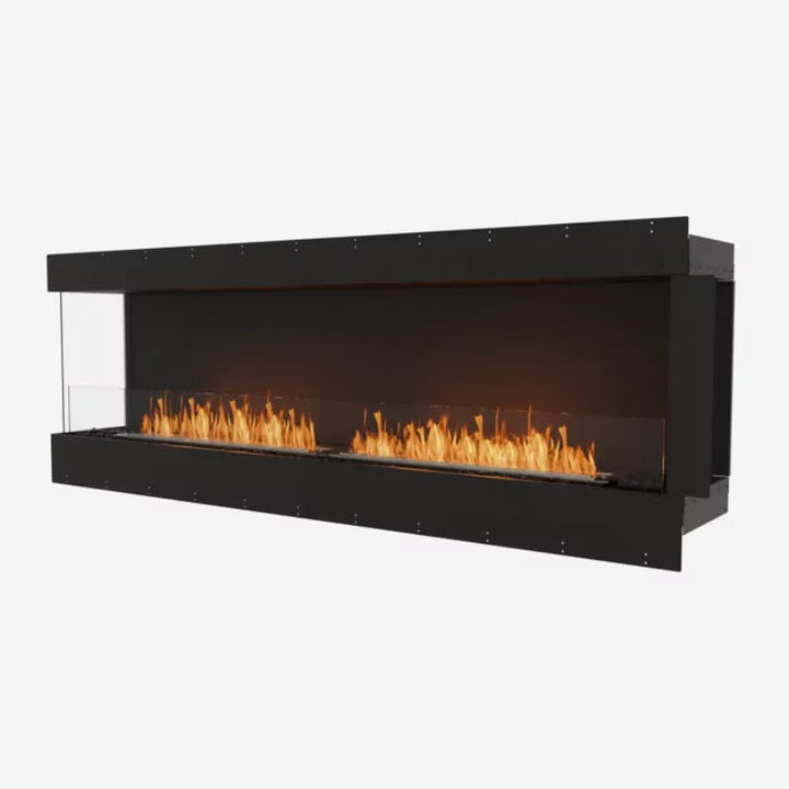 EcoSmart Fire Flex 86LC Left Corner Indoor/Outdoor Fireplace Insert - Ethanol Fuel