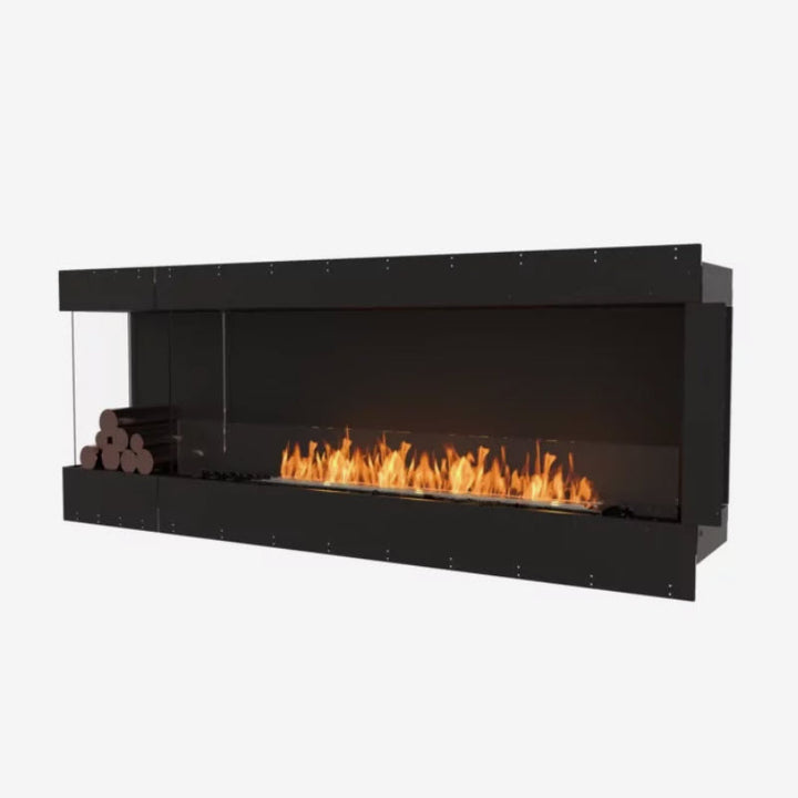 EcoSmart Fire Flex 86LC Left Corner Indoor/Outdoor Fireplace Insert - Ethanol Fuel