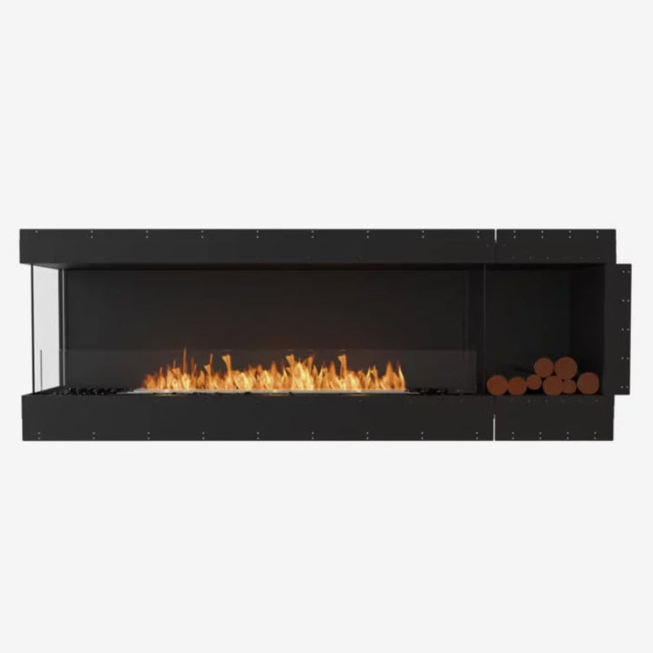 EcoSmart Fire Flex 86LC Left Corner Indoor/Outdoor Fireplace Insert - Ethanol Fuel
