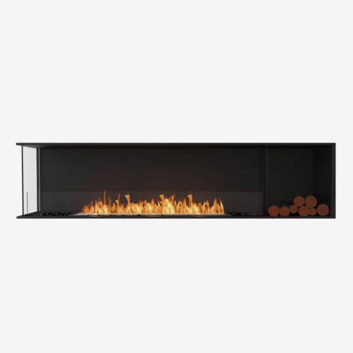 EcoSmart Fire Flex 86LC Left Corner Indoor/Outdoor Fireplace Insert - Ethanol Fuel