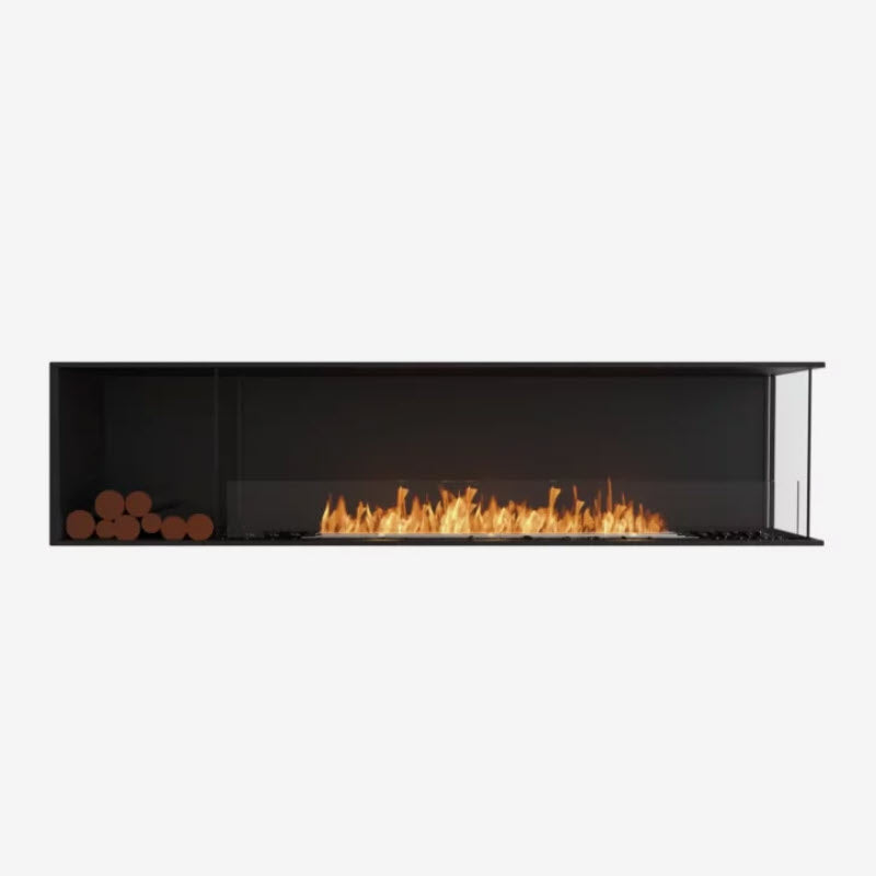 EcoSmart Fire Flex 86RC Right Corner Indoor/Outdoor Fireplace Insert - Ethanol Fuel