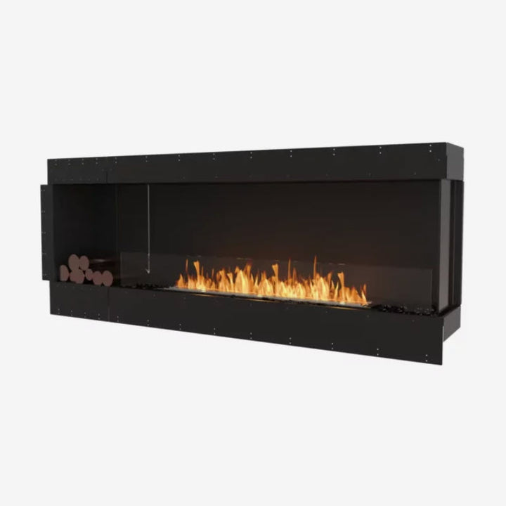 EcoSmart Fire Flex 86RC Right Corner Indoor/Outdoor Fireplace Insert - Ethanol Fuel