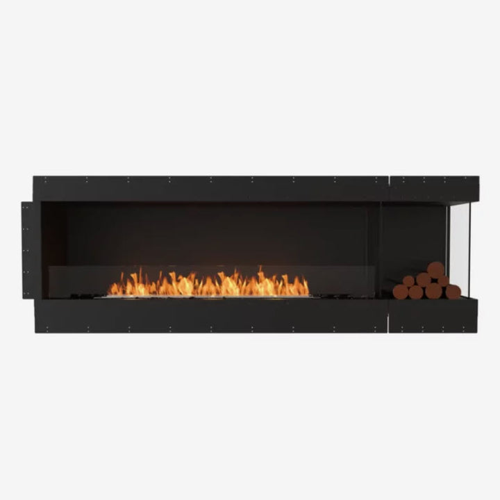 EcoSmart Fire Flex 86RC Right Corner Indoor/Outdoor Fireplace Insert - Ethanol Fuel