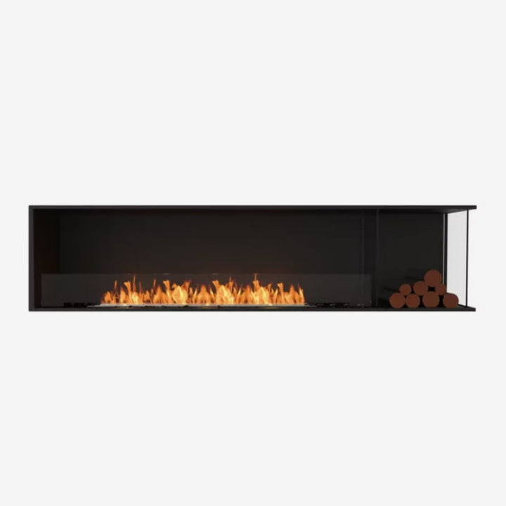 EcoSmart Fire Flex 86RC Right Corner Indoor/Outdoor Fireplace Insert - Ethanol Fuel
