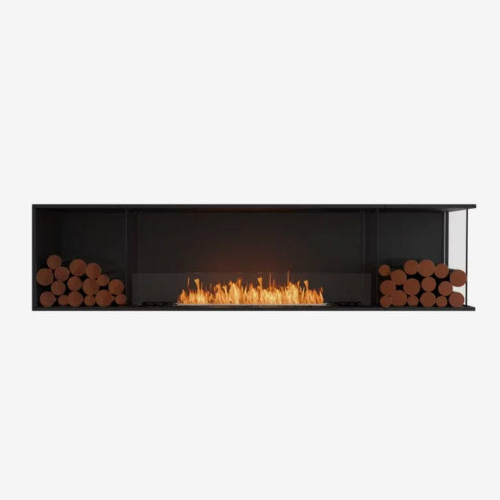 EcoSmart Fire Flex 86RC Right Corner Indoor/Outdoor Fireplace Insert - Ethanol Fuel
