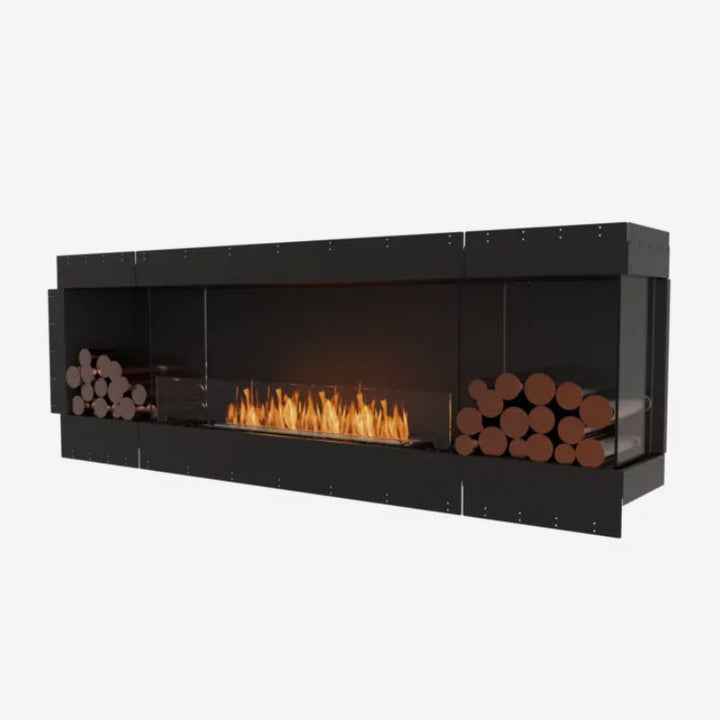 EcoSmart Fire Flex 86RC Right Corner Indoor/Outdoor Fireplace Insert - Ethanol Fuel