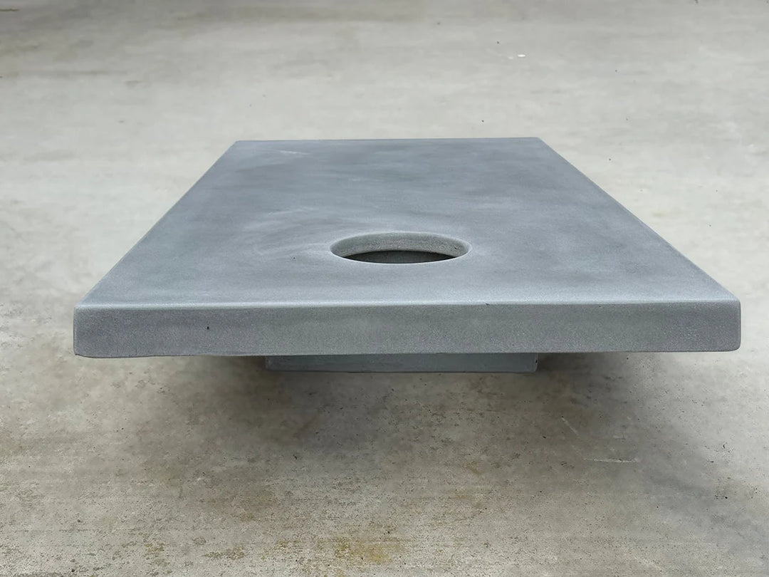 Concrete Cornhole Co. Floating Concrete Cornhole Board Set - Cantilevered Design