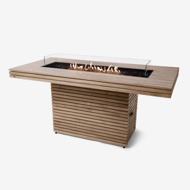 EcoSmart Fire Gin 90 Bar Fire Table - Outdoor Propane/Natural Gas Model