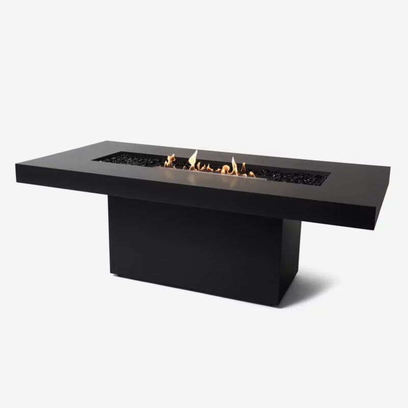 EcoSmart Fire Gin 90 Dining Fire Pit Table - Ethanol Fuel