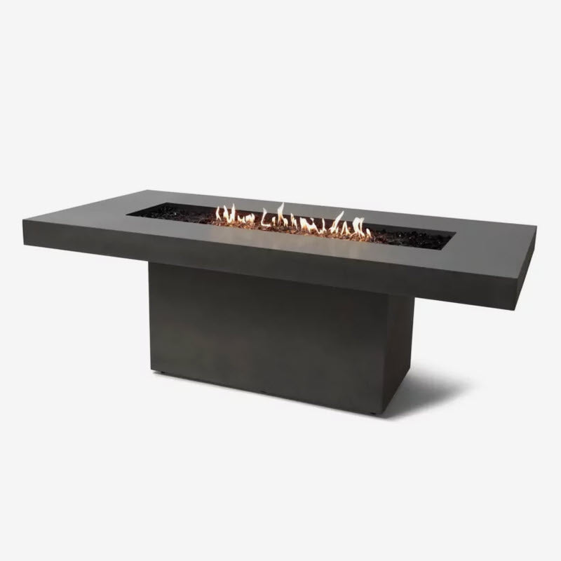 EcoSmart Fire Gin 90 Dining Fire Table - Outdoor Propane/Natural Gas Model