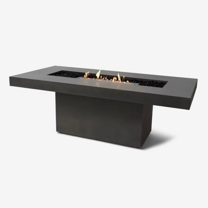 EcoSmart Fire Gin 90 Dining Fire Pit Table - Ethanol Fuel