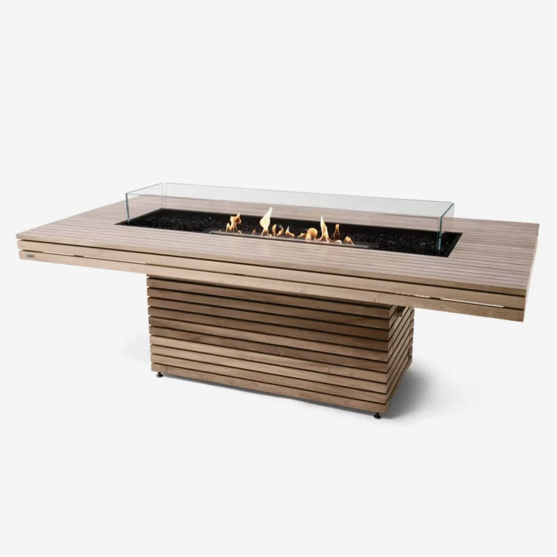 EcoSmart Fire Gin 90 Dining Fire Pit Table - Ethanol Fuel
