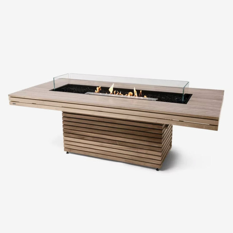 EcoSmart Fire Gin 90 Dining Fire Pit Table - Ethanol Fuel