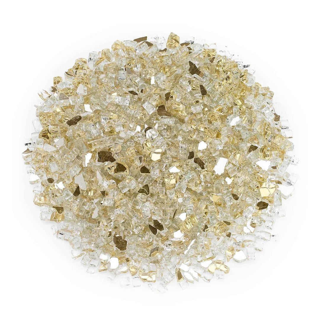Gold 1/4" Fireglass