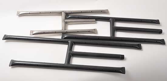 24/30"x6" Stainless Steel H-Shaped Burner
