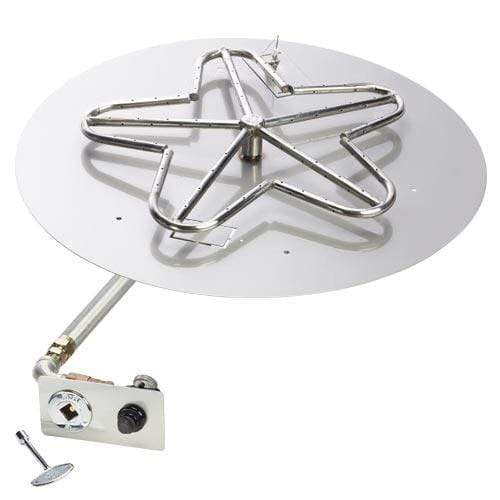 HPC Fire 24" Round Flat Pan Fire Pit Insert PENTA24FPK-NG
