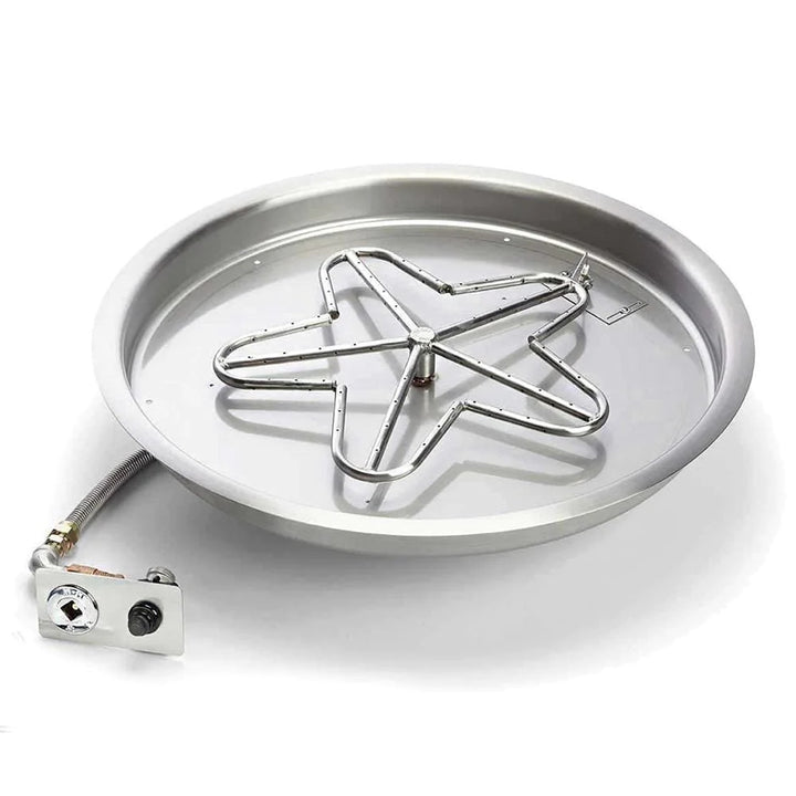 HPC Fire 25" Round Bowl Inserts Push Button PENTA25FPK-NG