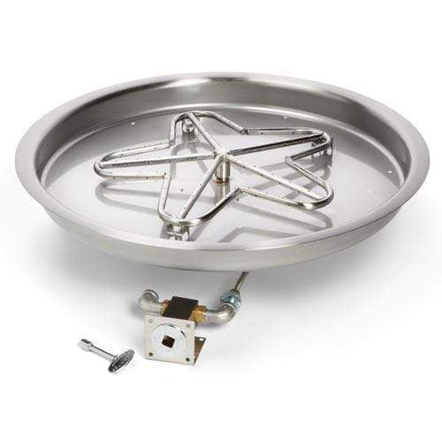 HPC Fire 25" Round Bowl Fire Pit Insert PENTA25 MLFPK-FLEX
