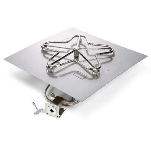HPC Fire 30" Square Flat Pan Fire Pit Insert MLFPK30SQ-FLEX