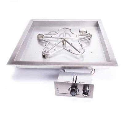 HPC Fire 36" Square Bowl Fire Pit Insert FPPK36-SQBL-FLEX