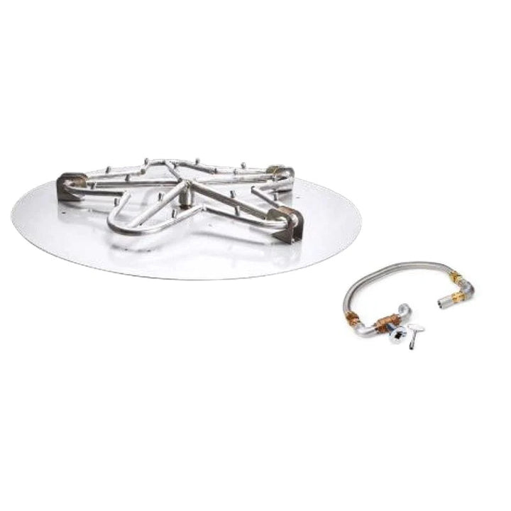 HPC Fire 48" SST Torpedo 5 Spoke Match Lit Fire Pit Insert TOR-CFPK/PENTA48